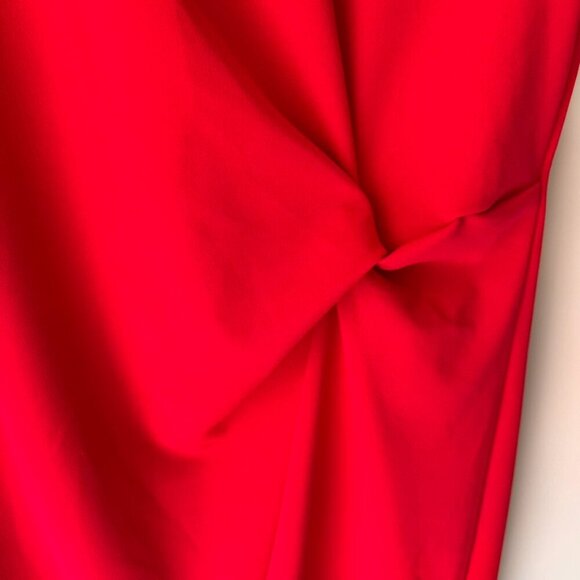 Banana Republic Stretch Crepe Twist-Front Dress - Picture 3 of 8